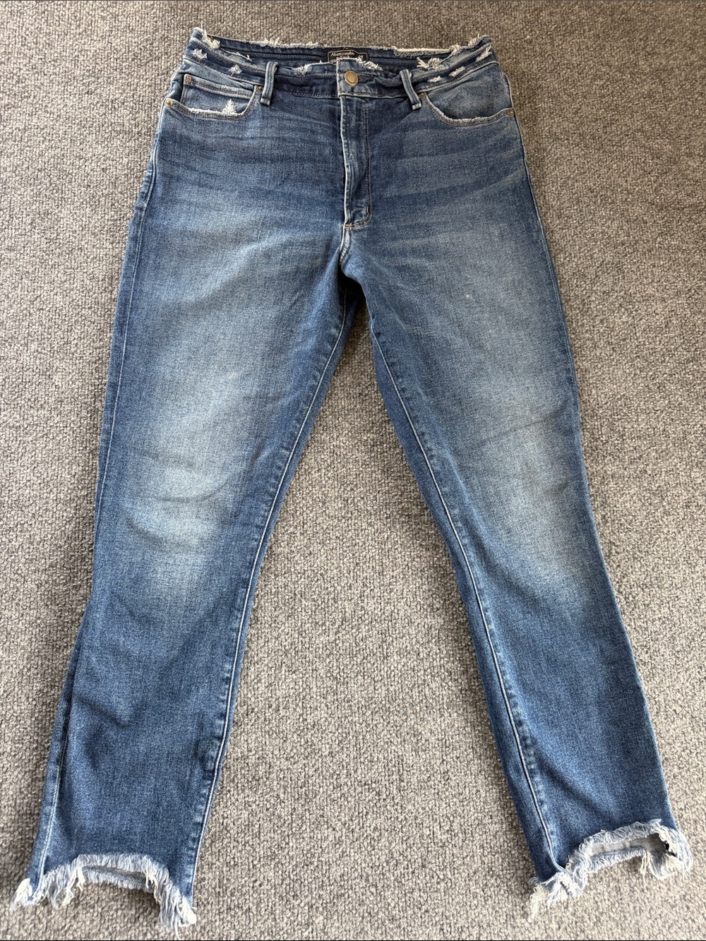 Abercrombie and Fitch Simone High Rise Ankle Jeans Size 29L or 8L Stretch Skinny